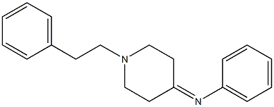 N-(1-PHENETHYL-4-PIPERIDYLIDENE)ANILINE Struktur