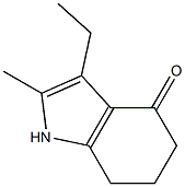 3-ETHYL-2-METHYL-4-OXO-4,5,6,7-TETRAHYDROINDOLE Struktur