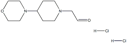 4-MORPHOLINO-N-OXOETHYL-PIPERIDINEDIHYDROCHLORIDE Struktur