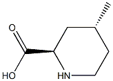 (2R,4R)-4-METHYL-2-PIPERIDINECARBOXYLIC ACID Struktur