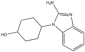 (1r,4r)-4-(2-amino-1H-benzo[d]imidazol-1-yl)cyclohexanol Struktur