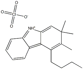 2,3,3-TRIMETHYL-1-N-BUTYLBENZOINDOLIUM PERCHLORATE Struktur