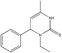 ETHYL 6-METHYL-4-PHENYL-2-THIOXO-1,2,3,4-TETRAHYDROPYRIMIDINE Struktur