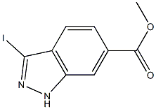 3-IODOINDAZOLE-6-CARBOXYLIC ACID METHYL ESTER Struktur