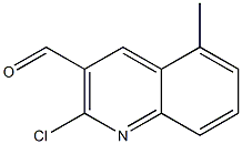 2-CHLORO-5-METHYL-3-QUINOLINECARBOXALDEHYDE Struktur