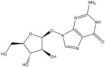 GUANINE-9-BETA-D-ARABINOFURANOSIDE Struktur