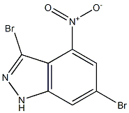 3,6-DIBROMO-4-NITROINDAZOLE Struktur