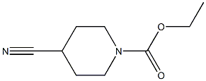 ETHYL 4-CYANOPIPERIDINE CARBOXYLATE Struktur