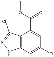 3,6-DICHLORO-4-METHOXYCARBONYLINDAZOLE Struktur