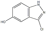 3-CHLORO-5-HYDROXYINDAZOLE Struktur