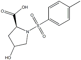 1-(4-TOLYLSULFONYL)-4-HYDROXY-L-PROLINE Struktur