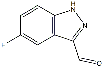 5-FLUOROINDAZOLE-3-CARBOXYALDEHYDE Struktur