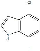 4-CHLORO-7-IODOINDOLE Struktur