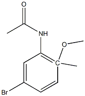 6-ACETYLAMINO-4-BROMO-1-METHOXYTOLUENE Struktur