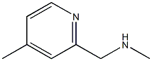 n-methyl-n-[(4-methylpyridin-2-yl)methyl]amine Struktur