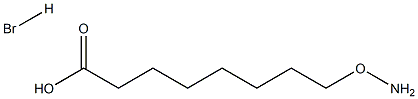 8-(Aminooxy)-octanoic acid hydrobromide
 Struktur