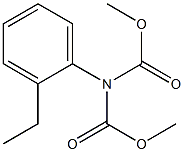 N,N-DimethoxycarbonylethylAnline Struktur