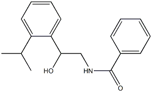 N-[2-Hydroxy-2-(2-Isopropylphenyl)Ethyl]Benzamide Struktur