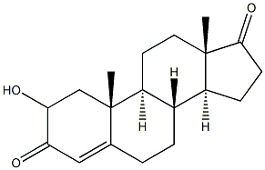 17A-HYDROXY-ANDROSTA-4-ENE-3,17-DIONE Struktur