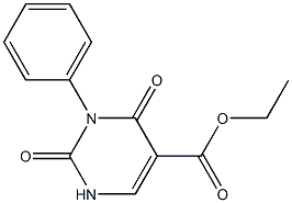 3-PHENYL-5-CARBETHOXYURACIL Struktur