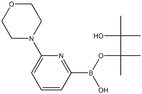 6-MORPHOLINOPYRIDINE-2-BORONIC ACID PINACOL ESTER Struktur