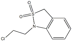 1-(2-CHLOROETHYL)-1,3-DIHYDRO-2,1-BENZISOTHIAZOLE 2,2-DIOXIDE Struktur