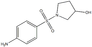 1-[(4-AMINOPHENYL)SULFONYL]PYRROLIDIN-3-OL Struktur