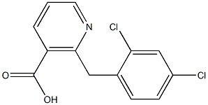 2-(2,4-DICHLOROBENZYL)NICOTINIC ACID Struktur