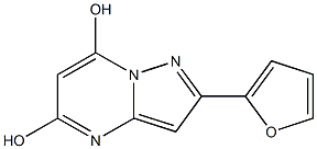 2-(2-FURYL)PYRAZOLO[1,5-A]PYRIMIDINE-5,7-DIOL Struktur