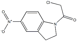 2-CHLORO-1-(5-NITRO-2,3-DIHYDRO-INDOL-1-YL)-ETHANONE Struktur