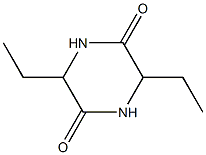 3,6-DIETHYLPIPERAZINE-2,5-DIONE Struktur