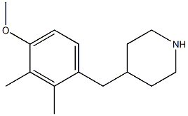 4-(4-METHOXY-2,3-DIMETHYLBENZYL)PIPERIDINE Struktur