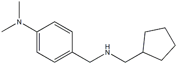 4-{[(CYCLOPENTYLMETHYL)AMINO]METHYL}-N,N-DIMETHYLANILINE Struktur