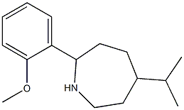 5-ISOPROPYL-2-(2-METHOXYPHENYL)AZEPANE Struktur