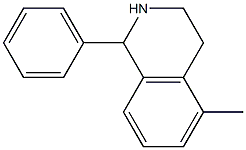 5-METHYL-1-PHENYL-1,2,3,4-TETRAHYDROISOQUINOLINE Struktur