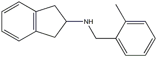 N-(2-METHYLBENZYL)INDAN-2-AMINE Struktur