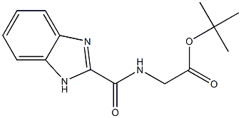 TERT-BUTYL N-(1H-BENZIMIDAZOL-2-YLCARBONYL)GLYCINATE Struktur