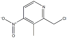 2-Chloromethyl-4-Nitro-3-Methyl Pyridine Struktur