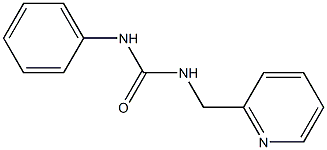 N-phenyl-N'-(pyridin-2-ylmethyl)urea Struktur