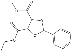 diethyl 2-phenyl-1,3-dioxolane-4,5-dicarboxylate Struktur