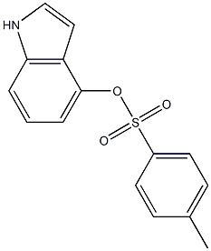 1H-indol-4-yl 4-methylbenzene-1-sulfonate Struktur