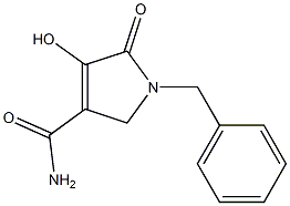 1-benzyl-4-hydroxy-5-oxo-2,5-dihydro-1H-pyrrole-3-carboxamide Struktur