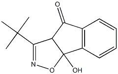 3-(tert-butyl)-8b-hydroxy-3a,8b-dihydro-4H-indeno[2,1-d]isoxazol-4-one Struktur