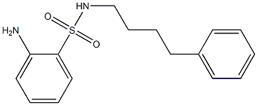 2-amino-N-(4-phenylbutyl)benzenesulfonamide Struktur