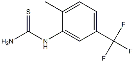 N-[2-methyl-5-(trifluoromethyl)phenyl]thiourea Struktur