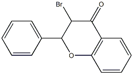 3-bromo-2-phenylchroman-4-one Struktur