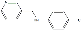 N1-(3-pyridylmethyl)-4-chloroaniline Struktur