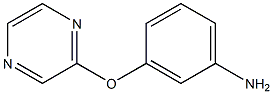 3-(2-pyrazinyloxy)aniline Struktur