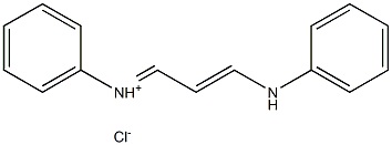 N-[(E,2E)-3-anilino-2-propenylidene]benzenaminium chloride Struktur