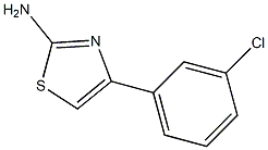 4-(3-chlorophenyl)-1,3-thiazol-2-amine Struktur